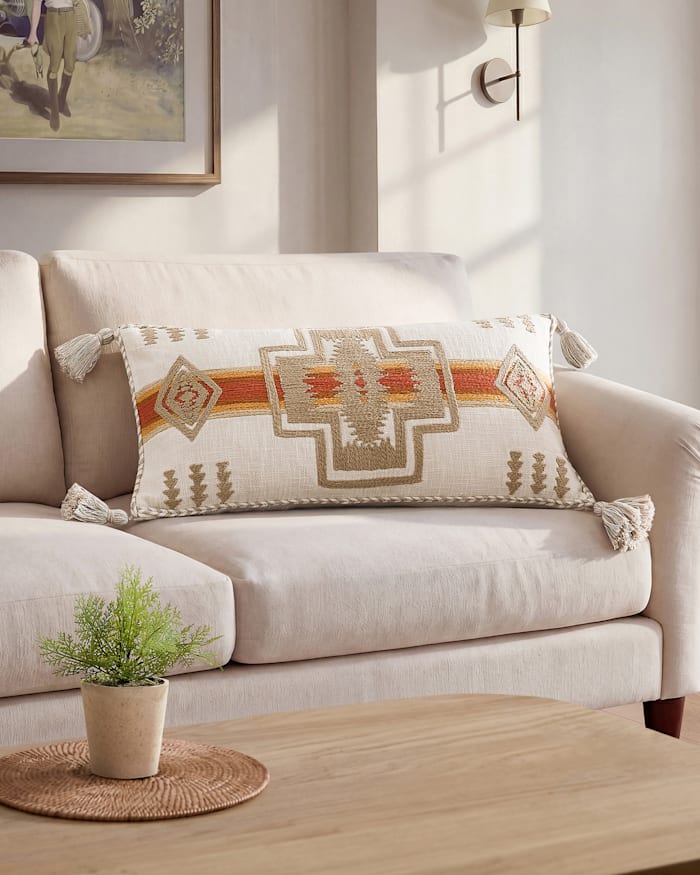 HARDING EMBROIDERED HUG PILLOW